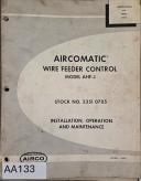 Airco-AIRCO Aircomatic® Wire Feeder Control (Model AHF-J) Manual, Covers Installation, Operation and Maintenance-AHF-J-01